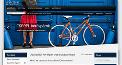 Desktop Screenshot of biciklicentrum.hu
