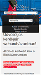 Mobile Screenshot of biciklicentrum.hu